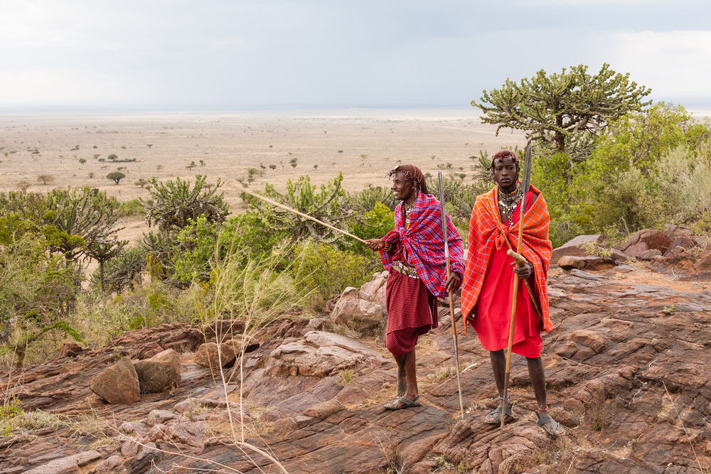 Masai Warriors in Kenya