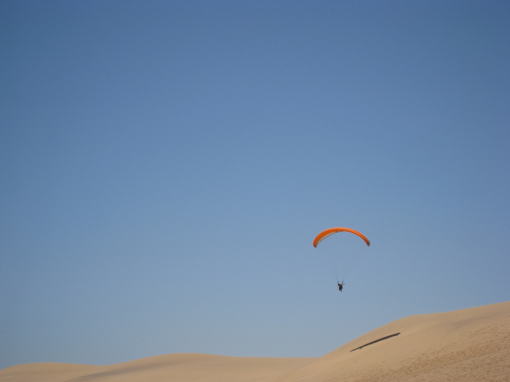 Paragliding in Namibia