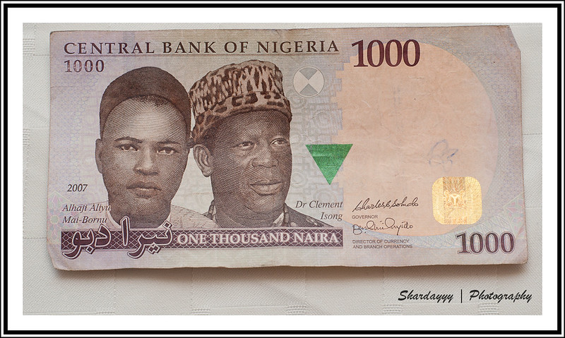 Nigeria - One Thousand Naira (₦1000) (c) Shardayyy shardayyy@gmail.com.